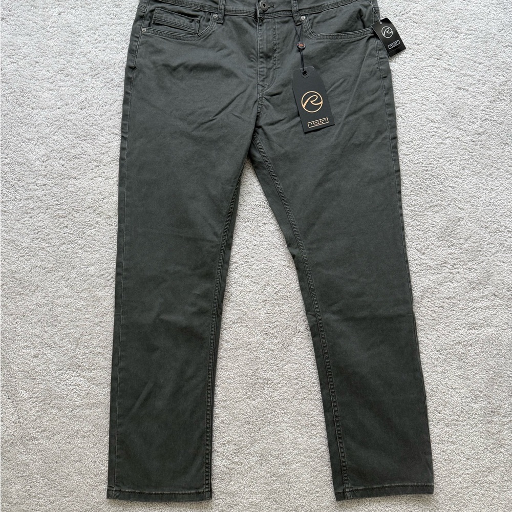 Men's Request Premium Olive Slim Fit Jeans